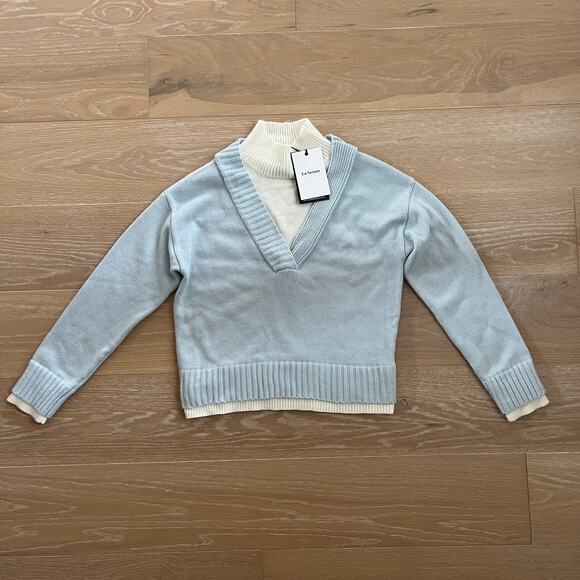 En Saison Ayden Sweater Top Ice Blue XS NWT - Picture 5 of 12